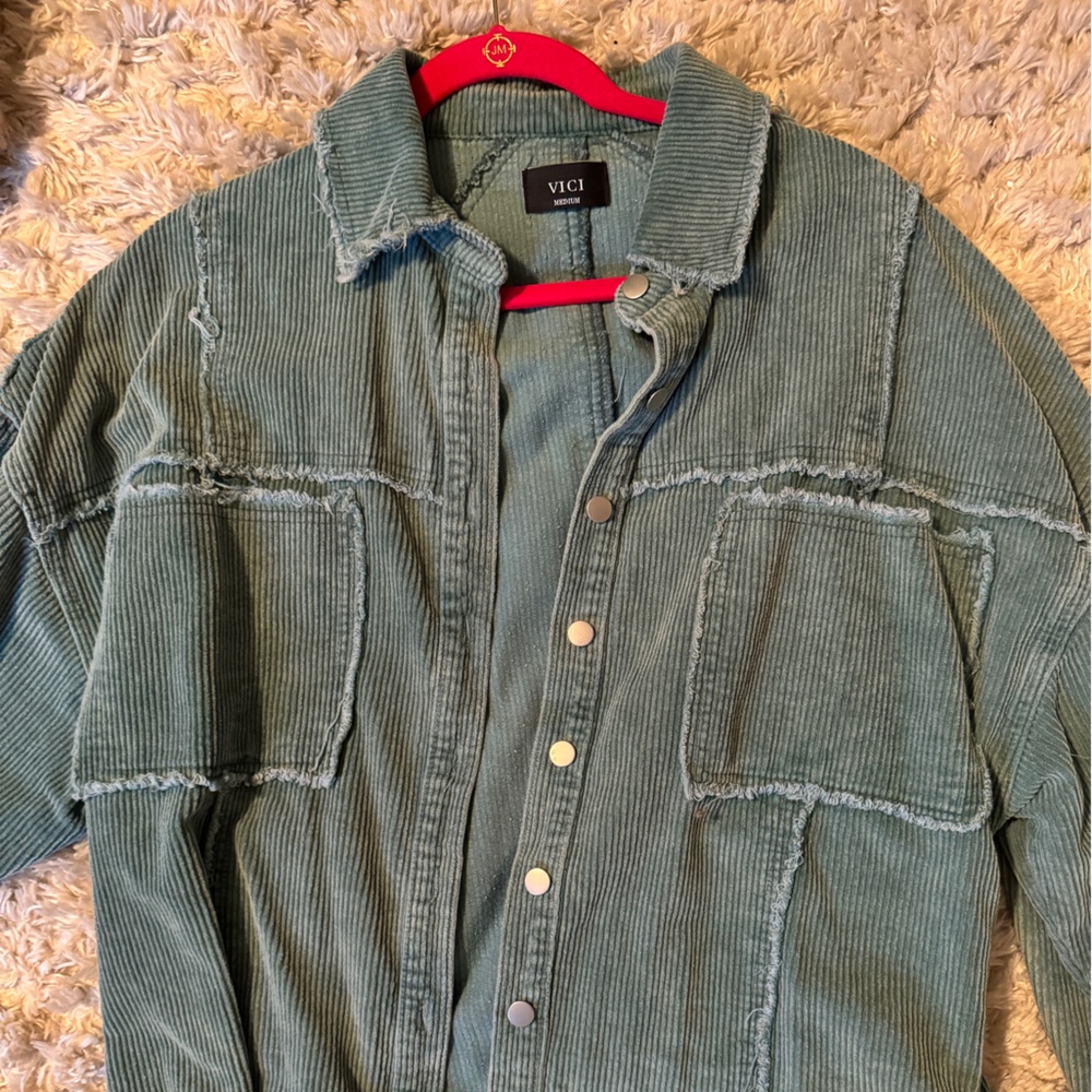 Vici women’s corduroy shacket